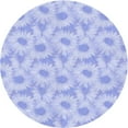 thumbnail image 1 of Ahgly Company Machine Washable Indoor Square Transitional Sky Blue Area Rugs, 3' Square, 1 of 7