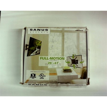 B1 Full Motion Mount - Refurbished Sanus Accents AMF215-B1 26 to 47-inch Medium Full Motion TV Wall Mount