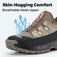 thumbnail image 4 of FitVille Extra Wide Mens Sneakers Slip-on Shoes, Slip Resistant Hiking Walking Shoes with Arch Support & Wide Toe Box, 4 of 6