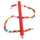 thumbnail image 2 of Bird Parrot Budgie Bird Stand Perch Hanging Loofah Columpio Hamaca Juguete para Masticar 4 Salvador Bird Parrot Swing Stand Toy, 2 of 9