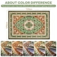 thumbnail image 5 of WETRBWEH Green Vintage Area Rug 5x7 Living Room Rug, Boho Floral Rugs for Dining Room Bedroom, Washable Non-Slip Soft Carpet Mats Home Decor, 5 of 15