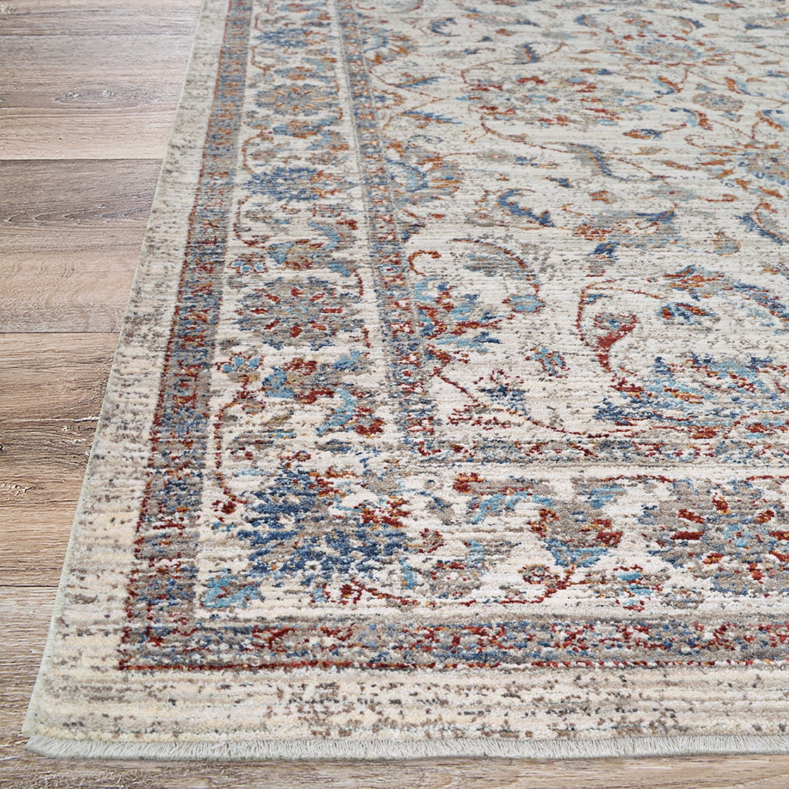 Couristan Nostalgia Persian Tabriz Area Rug, Antique Cream, 6'6" x 9'6"