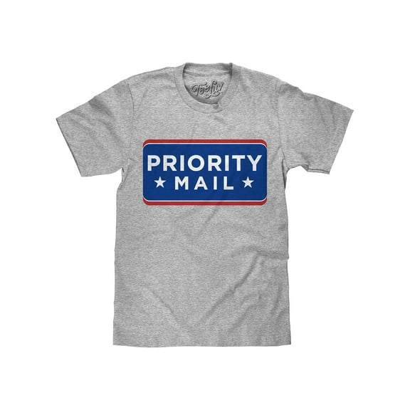 Tee Luv USPS Priority Mail Logo Shirt (Men's) (M)