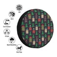 thumbnail image 5 of Spare Tire Cover, Christmas Trees And Houses Wheel Cover Tire Covers for Trailers Car Truck Camper Universal Tire Covering Fits Diameter 16 inch, 5 of 7