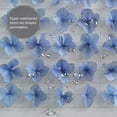 thumbnail image 3 of Flowers Cobalt Blue Shower Curta inch 72x72 inch For Bathroom, Waterproof Fabric Quick Dry Soft Decoration Set, 3 of 5