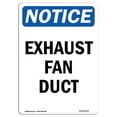thumbnail image 1 of SignMission OS-NS-A-1218-V-12209 Panneau d'Avis OSHA 12 x 18 Po - Conduit de Ventilateur d'Extraction, 1 of 1