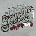 thumbnail image 2 of Men's The Nightmare Before Christmas Frightfully Festive Jack Sweatshirt Athletic Heather 3X Large, 2 of 4