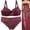 Wine, variant on WCJM Under$ 5 Lace Matching Bra And Panty Set Women Lace Underwear Panties Bra & Brief Sets