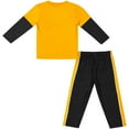 thumbnail image 2 of Toddler Colosseum Gold/Black Iowa Hawkeyes Long Sleeve T-Shirt & Pants Set, 2 of 2