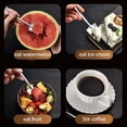 thumbnail image 4 of Creative Shovel Shaped Stainless Spoon,Retro Sapper Shovel Dessert Spoon Ice Cream Cake Yogurt, Coffee Spoon Tea Stirring Spoon, Food-Grade 304 Stainless Steel Home Restaurant, 1 Spoon, 4 of 9