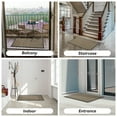 thumbnail image 6 of SIXHOME Outdoor Mat Non Slip Doormat 24"x35.5" Front Door Mat Outside Absorbent Rubber Welcome Mat Low Profile Dirt Trapper Indoor Outdoor Doormat Thicken Checker Entryway Rug Floor Mat Beige, 6 of 8
