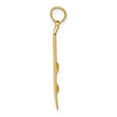 thumbnail image 2 of Auriga 10k Yellow Gold 3-D Snow Skis Pendant for Women (L-29 mm, W-5 mm), 2 of 7