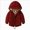 Y95-Wine, variant on Childrens Simple Hooded Jacket Outdoor Windproof Jacket Boys Fleece Lined And Thickened Casual Fashionable Jacket,Simple Hooded Jacket 3-4 Years