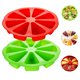 thumbnail image 1 of moldes de silicona para hornear con 8 agujeros, moldes huecos para hornear de silicona, bricolaje, pastelería (rojo, verde) JFHHH pequeña, 1 of 5