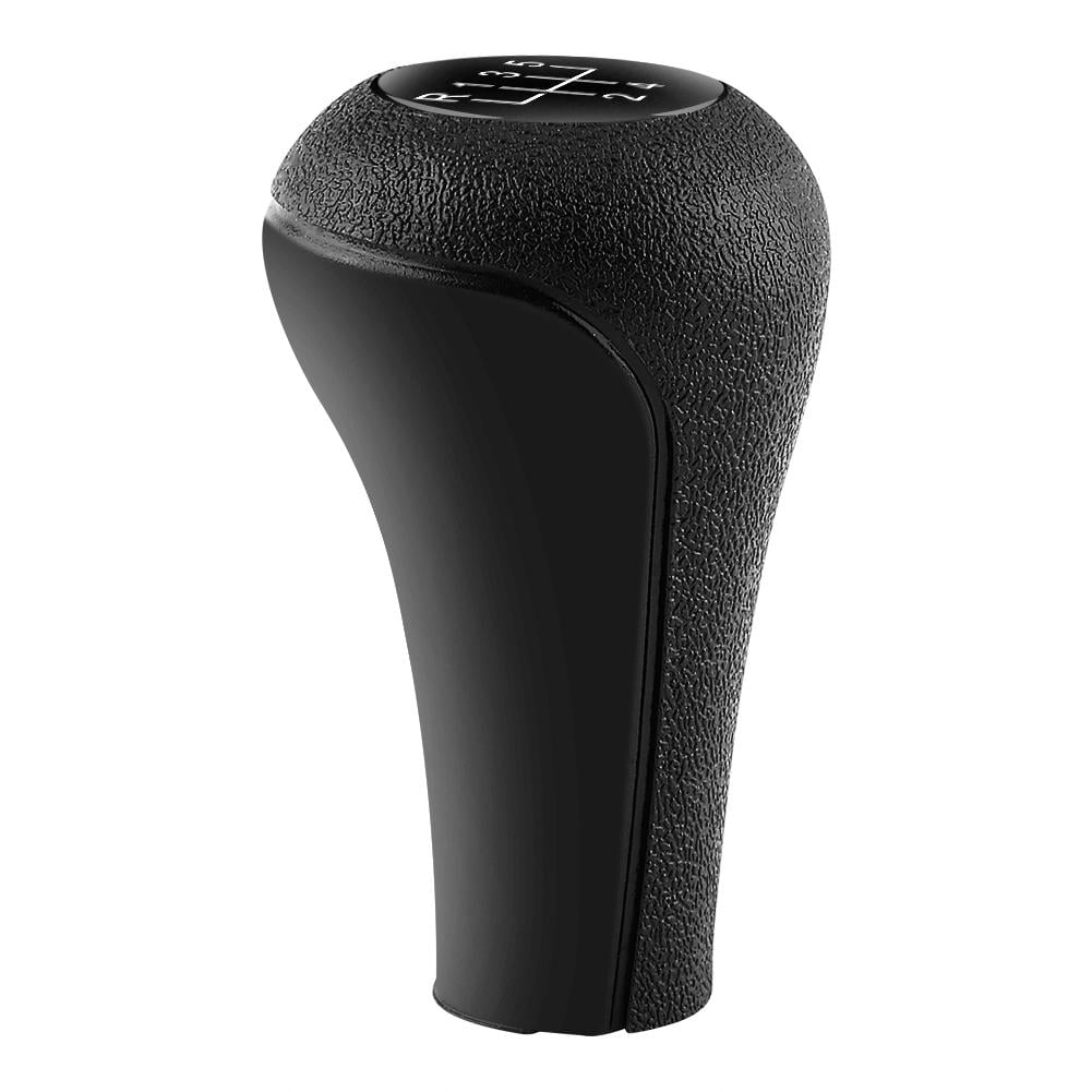 Qiilu Gear Shift Knob 5 Speed Car Stick Head Shifter for BMW E28 E30 E34 E36 Black