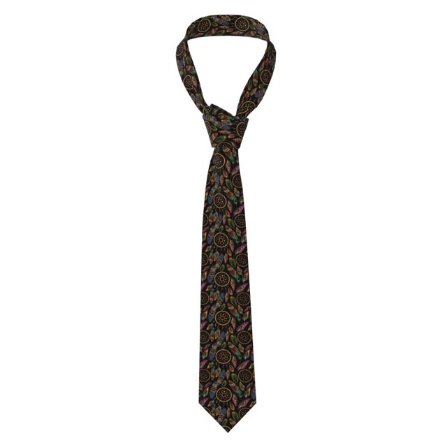 Balery Decorative Feathers Corbata Clásica de Seda para Hombre, Corbata Tejida Jacquard, Corbatas Formales para Negocios y Bodas