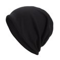 thumbnail image 2 of Dyfzdhu Women Men Warm Baggy Weave Crochet Winter Wool Knit Ski Beanie Skull Caps Hat Black, 2 of 4