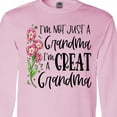 thumbnail image 4 of Inktastic I'm Not Just a Grandma, I'm a Great Grandma Flowers Long Sleeve T-Shirt, 4 of 5
