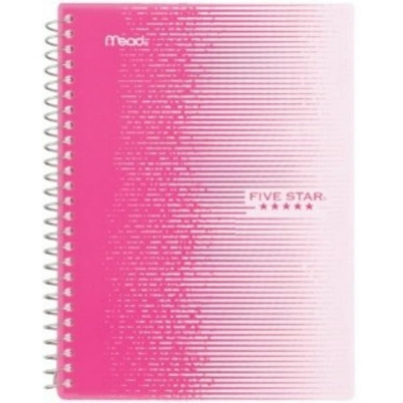 Cahier Five Star brume rose 3 sujets 240 pages Cahier