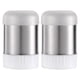 thumbnail image 5 of 2 saleros de acero inoxidable, recipiente para condimentos de cocina y pimentero., 5 of 5