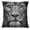 Black, variant on S4Sassy Lion Face Digital Print Decorative Black Square Cushion Cover Pillow Case -14 x 14 Inches