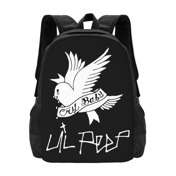 Lil Peep Backpack Fashion Travel Backpack Laptop Backpack 16ch Simple And Large Capacity