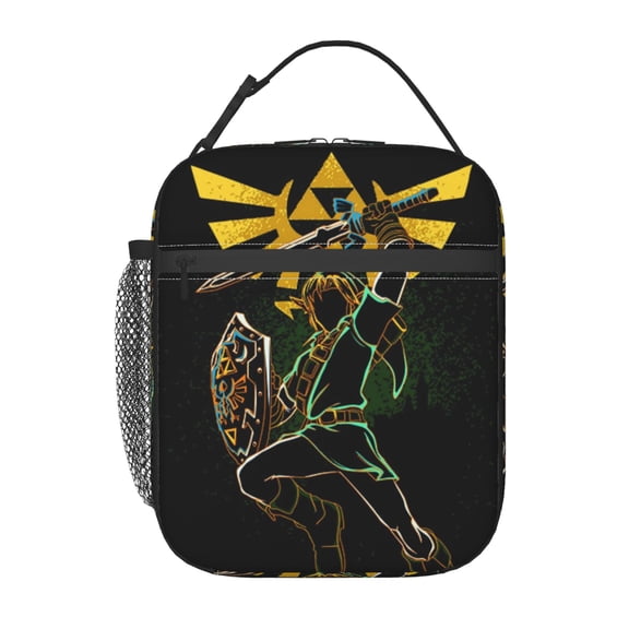 The Legend of Zelda Reusable Lunch Bag Portable Insulated Lunch Box Tote Bag Cooler Office Work Picnic
