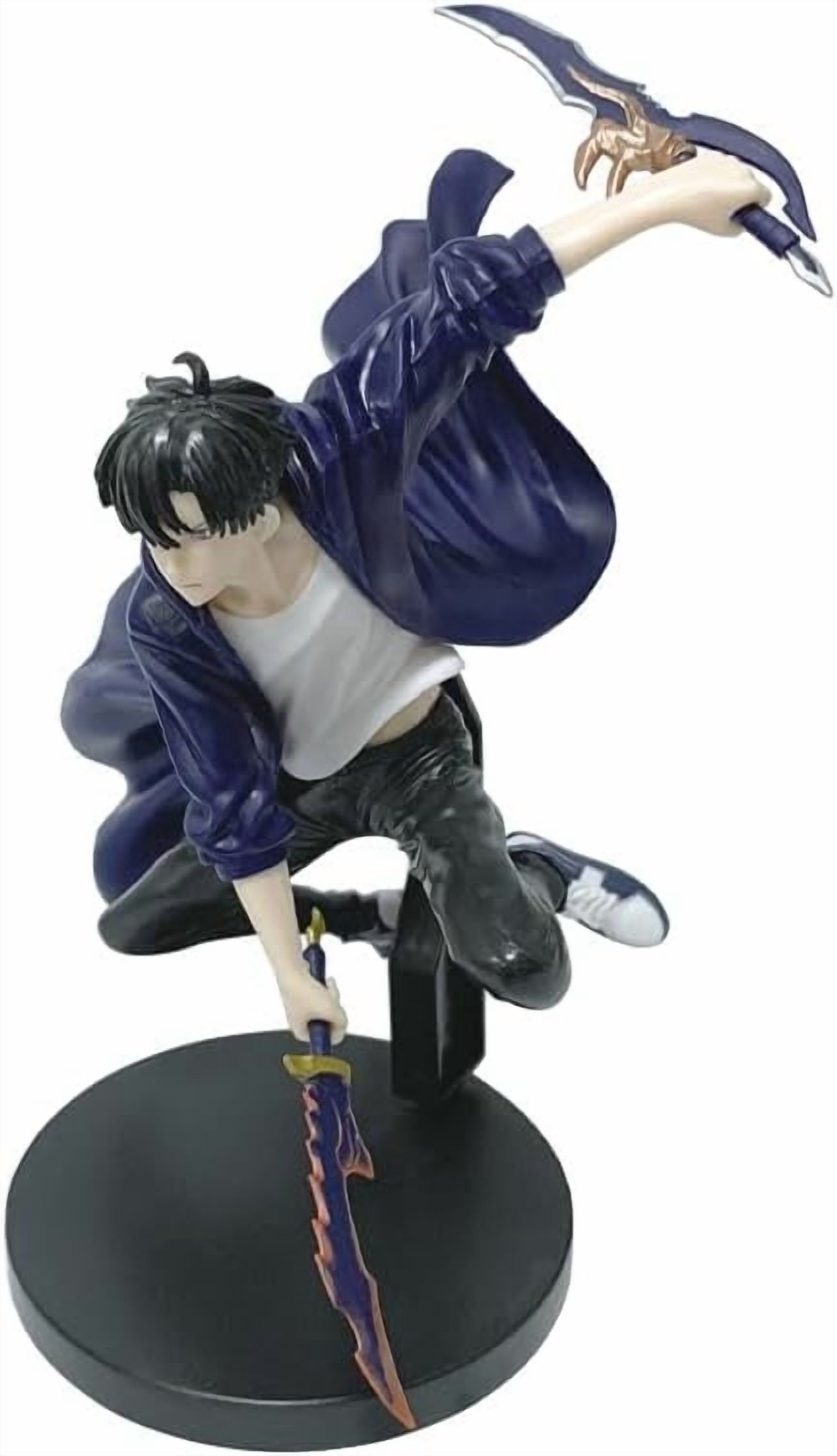New Shinwoo Figure, Swing The Knife Fighting Shinwoo Action Figure 18cm/7.1inch Handmade Cosplay PVC Statues Collectible Souvenirs for Anime Fans Gifts