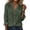 Army Green, variant on Womens Button Down Shirts Spring Cotton Linen Business Casaul Tops Summer V Neck Long Sleeve Blouses with Pocket S-2XL