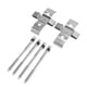 thumbnail image 5 of Kit de Ajuste de la Pastilla de Freno Delantero, Pasador de la Pastilla de Freno de Disco Delantero Instalacia Segura Control Preciso de Alta Resistencia PFK1263D Para Clio RS, 5 of 7