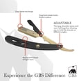 thumbnail image 2 of GBS Professional Straight Edge Razor Shavette Premium Black/Chrome Finish with Safety Locking + 5 Pack of Double Edge Blades Perfect Razor to complete Best Wet Shaving or Beard Shaping and Sharp Lines, 2 of 5