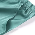 thumbnail image 4 of Mujeres Seda Pijamas Conjunto Pantalones Cortos Suspendente Casual V-Cuello Camisola Superior, Hielo Seda Encaje Recorte de Dos Piezas de Ropa de Dormir, Pijama Suave Conjunto para las Mujeres con Su, 4 of 7