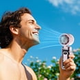 thumbnail image 6 of Portable Handheld Turbo Fan, 2025 New USB Desk Fan with Type C Fast Charging 3600mAh Rechargeable Battery Foldable, 3 IN 1 Mini Personal Fan for Outdoor Activities, Travel, Beach, U.S_ Fast Shipping, 6 of 6