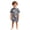 #0104-Dark Gray, variant on Baby Boys One Piece Swimsuit Cute Print Half Placket Design Quick Dry UV Protection Swimwear for Toddlers Summer Beach Pool Activities