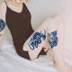 thumbnail image 4 of Pegatinas de tatuajes temporales de 8 hojas, para hombres, adultos, tatuajes falsos para mujeres, tatuajes de manga, pegatinas temporales, 4 of 5