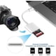 thumbnail image 3 of New style USB C SD Card Reader, USB-C Memory Card Reader USB C to SD Card Adapter (White), 3 of 4