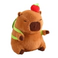 thumbnail image 1 of Muñeco de peluche Hugo tortuga marrón oscuro 30 cm, 1 of 9