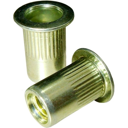 

Rivet Threaded Inserts 25 Pack #6-32 UNC Zinc Plated Carbon Steel Insert Nut Rivnut ert Threaded Rivets Insert RIV Rivet And Thread Threaded Rivet ert Tool Super-Deals-Shop