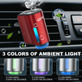 thumbnail image 6 of LWW Dual Car Diffuser Set, Waterless Auto Shut-Off Air Freshener with 3 Premium French Essential Oils, Long-Lasting Fragrance for Car & Home, Red, 6 of 6
