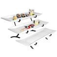 thumbnail image 1 of Cal Mil PP1033-13 3 Level Long Platter Tier - Black, 1 of 1