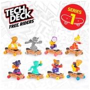Tech Deck Free Riders Single Blind Pack Fingerboard Toy, Ages 3 & up (Styles May Vary)