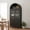 Black, variant on Mintazer 71" Fluted Tall Arched Kitchen Pantry Cabinet with Adjustable Shelves, Freestanding Storage Cabinet with Glass Doors & Drawer for Kitchen Living Room Dining Room, White