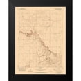 thumbnail image 2 of USGS 12x14 Black Modern Framed Museum Art Print Titled - Kirchnavy Butte Colorado Quad - USGS 1978, 2 of 5