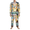 thumbnail image 3 of Goofa Bluey Pattern 2-piece Loungewear Set Men’s Sleepwear Set Soft PJs Cozy loungewear Comfy Sleep Set Winter Pajamas-Small, 3 of 7