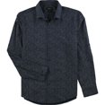 thumbnail image 1 of Camisa estampada con Botones Alfani para hombre azul XX-Large, 1 of 1