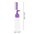 thumbnail image 2 of Unique Bargains 1 Pc Press Type Root Comb Applicator Bottle for Bathroom Vanities Purple White PP PE, 2 of 5