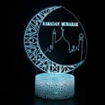thumbnail image 3 of Islam Eid Ramadan LED Light 3d Moon Lamp With Touch 16 Color Mubarak Gifts For Home Decor Muslims Believers, 3 of 11