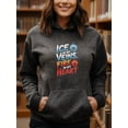 thumbnail image 3 of Cool Hockey Hoodie for Men and Women, Unisex Pullover Hooded Sweatshirt, Comfortable Cotton Poly Blend, Casual Everyday Streetwear, 3 of 5