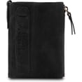 thumbnail image 2 of Otto Angelino Genuine Leather Multipurpose Bifold Wallet ID Cardholder - RFID ing - Unisex (Brown), 2 of 5