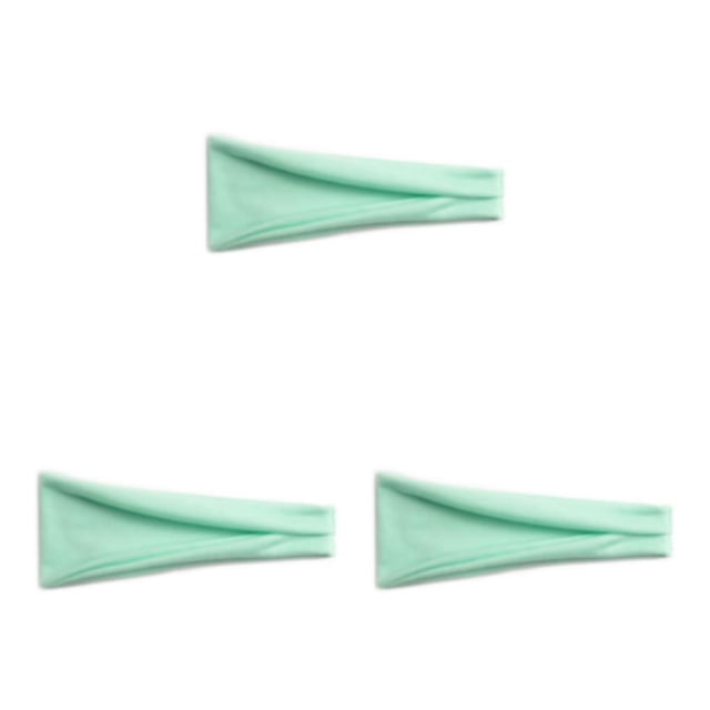 Wosthever Bandas elásticas para el cabello para peinados chic sin esfuerzo Alta elasticidad Absorción del sudor 17verde claro 1 Type1 NO1